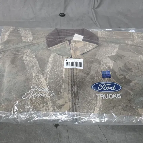 ABERCROMBIE & FITCH CROPPED JACKET – XL – FORD MOTOR CO LOGO