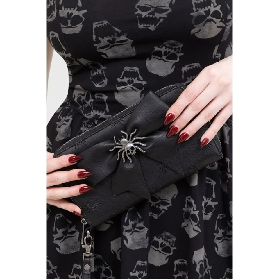 BRAND NEW BAGGED KILLSTAR WALLET - ARACHNO VIXEN - BLACK