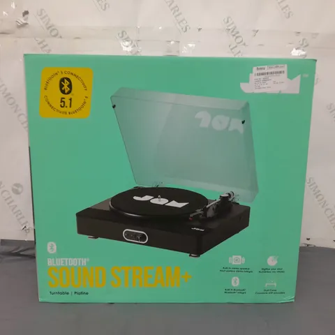 BOXED JAM BLUETOOTH SOUND STREAM+ TURNTABLE 