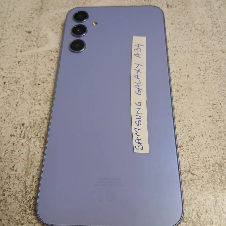 SAMSUNG GALAXY SMARTPHONE – PURPLE/BLUE, TRIPLE REAR CAMERA