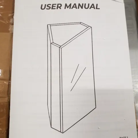 BOXED CORNER SHELVING UNIT WHITE