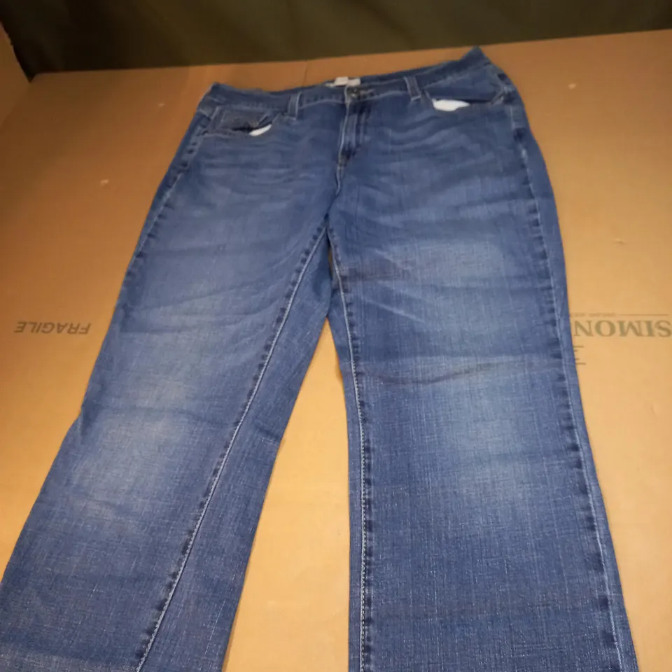 MENS DENIM LEVIS STRAIGHT JEANS SIZE UNSPECIFIED