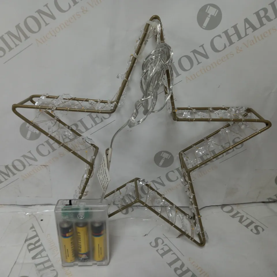 SARA DAVIES PRE-LIT BEADED STAR