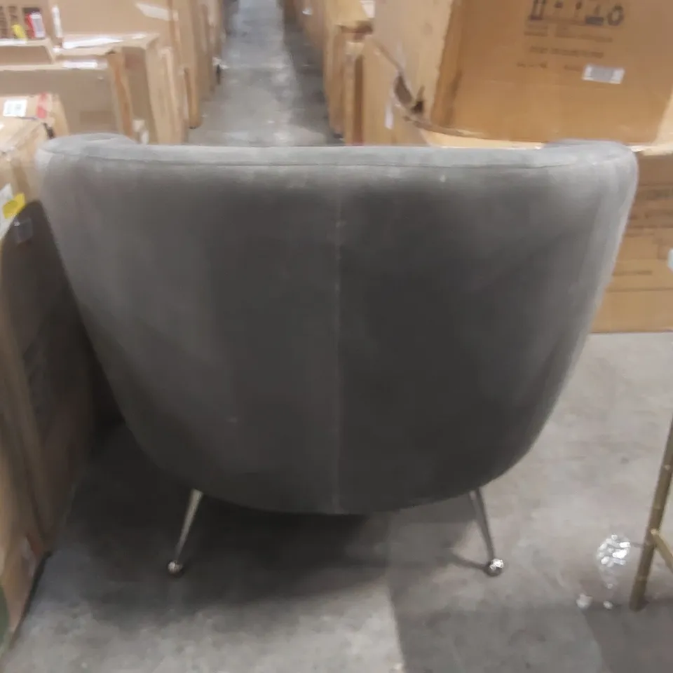 QUALITY DESIGNER TERSORO ARMCHAIR IN GREY