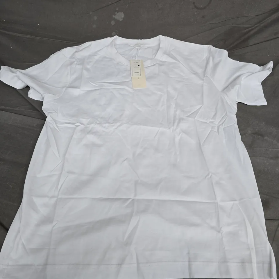 ARKET SHORT SLEEVE TEE IN WHITE - EU LARGE