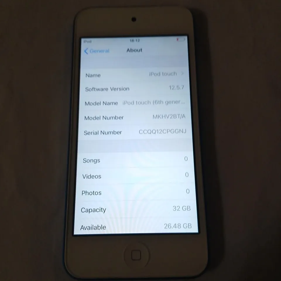 APPLE IPOD TOUCH (6TH GENERATION) 32GB – BLUE