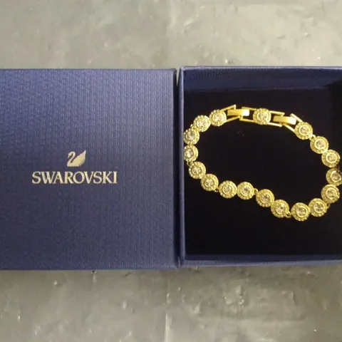 BOXED SWAROSKI UNA ANGELIC TENNIS BRACELET ROUND CUT 