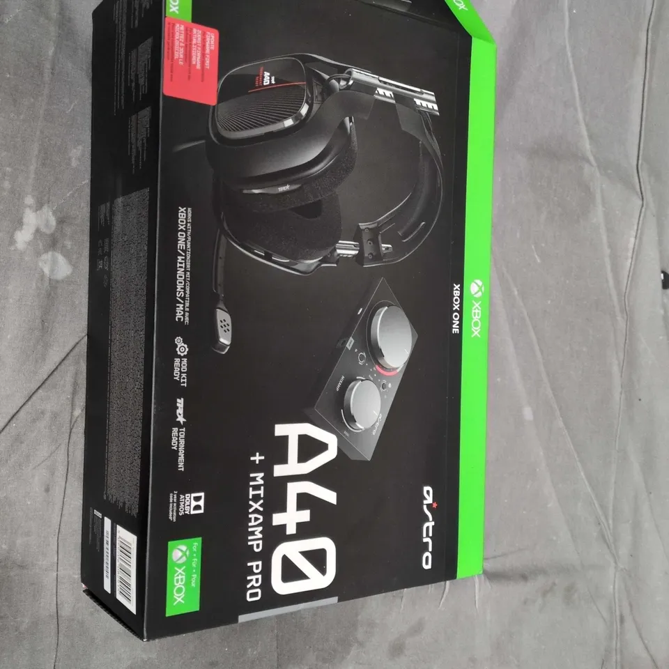 ASTRO A40 + MIXAMP PRO XBOX ONE GAMING HEADSET – BOXED