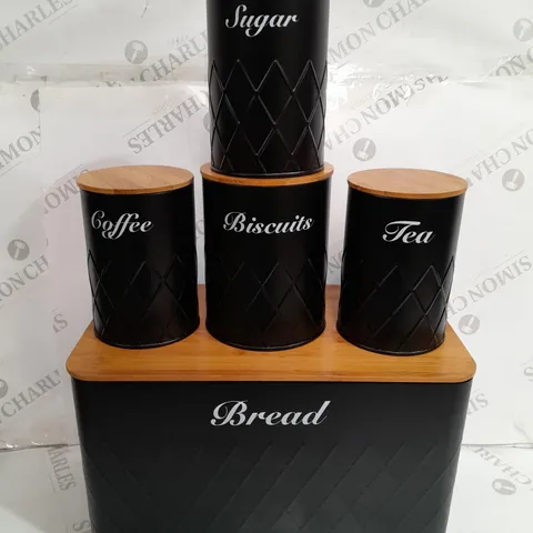 BOXED HOCHSTE KITCHEN TINS SET OF 5