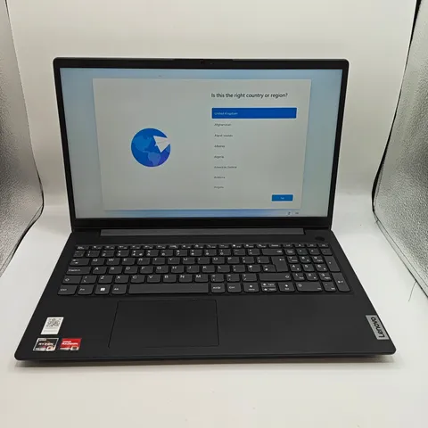 UNBOXED LENOVO V15 G4 RYZEN 5 7000 SERIES LAPTOP IN BLACK WITH AMD RADEON GRAPHICS