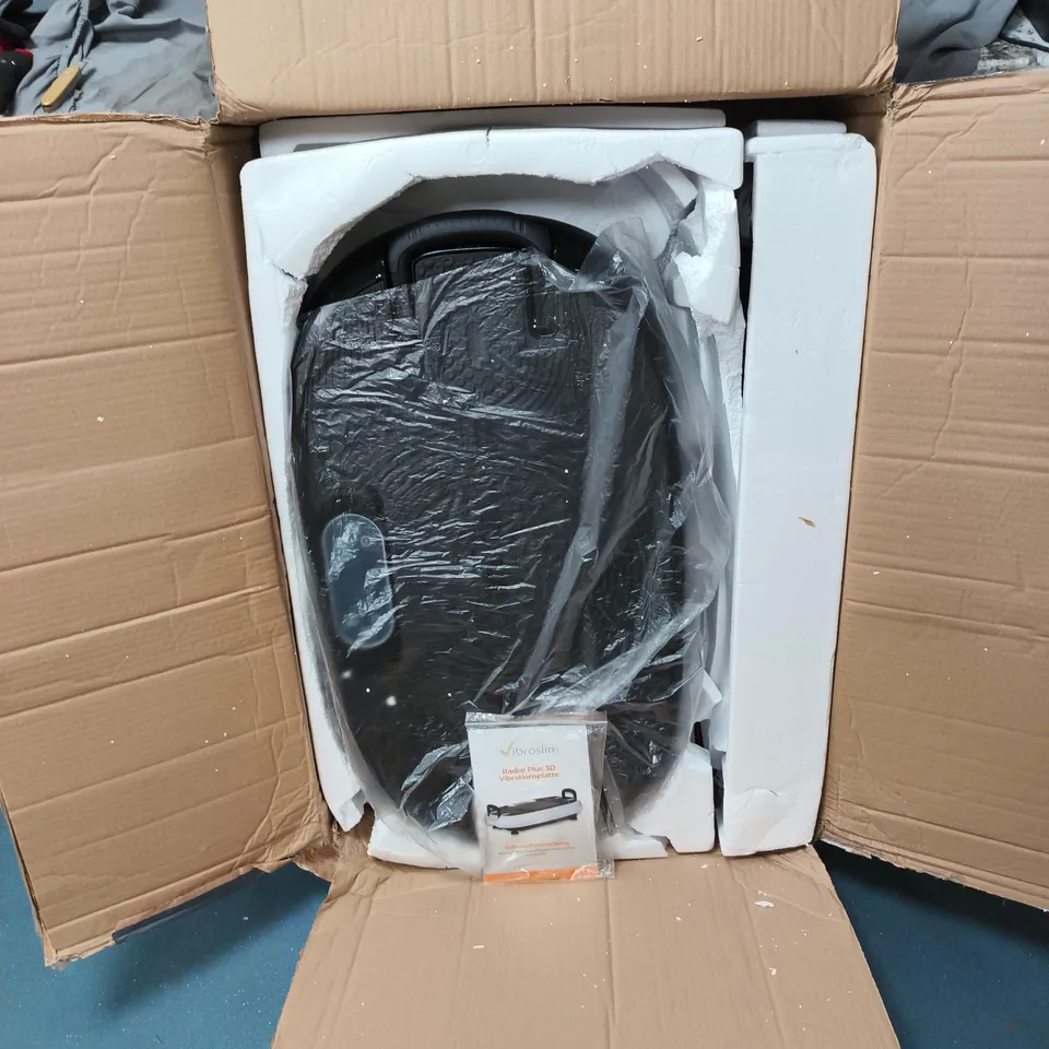 VIBROSLIM RADIAL PLUS 3D VIBRATIONSPLATTE – VIBRATION PLATE, BOXED