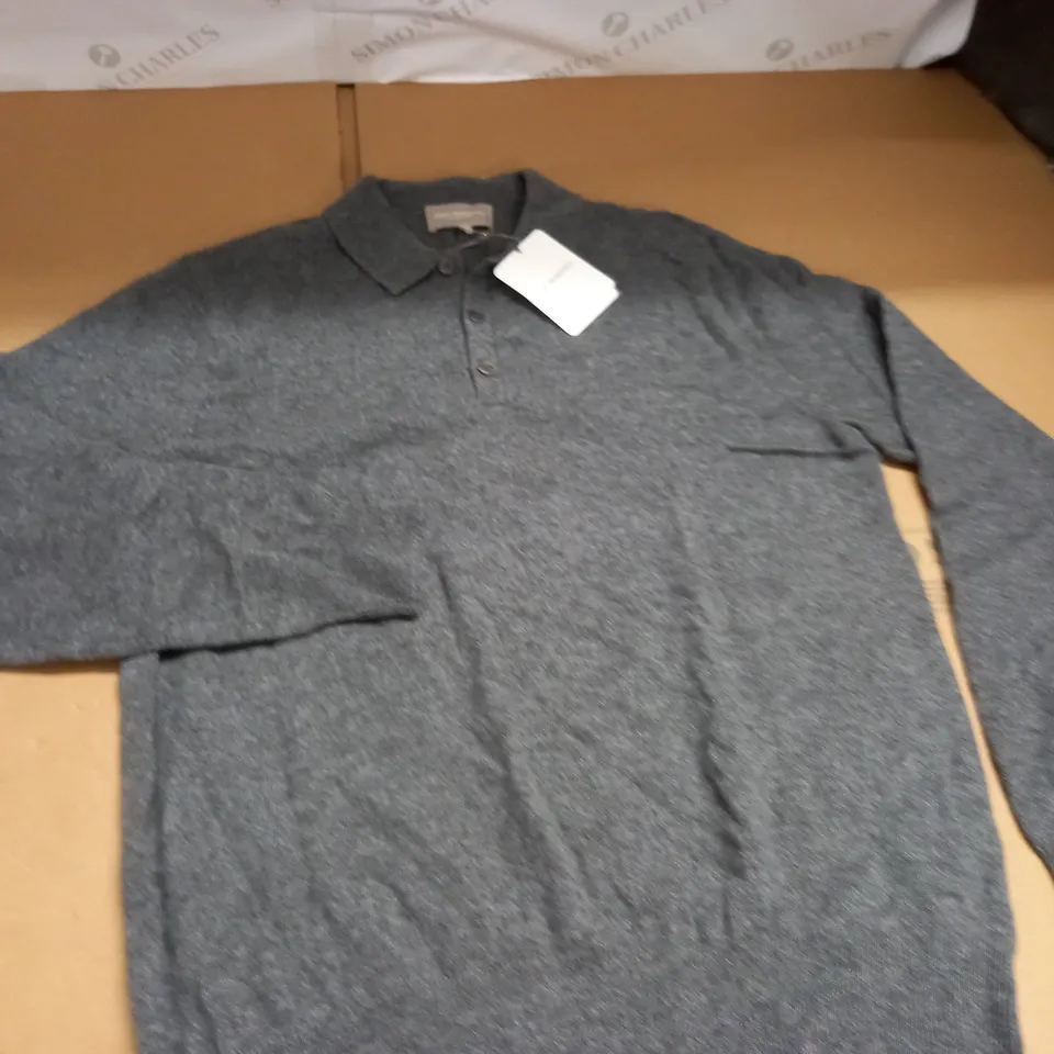 ERIC BOMPARD CASHMERE POLO SHIRT - M