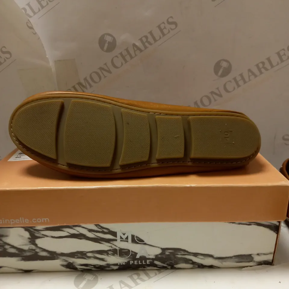MODA IN PELLE ARCADE TAN LEATHER SHOES - SIZE 7