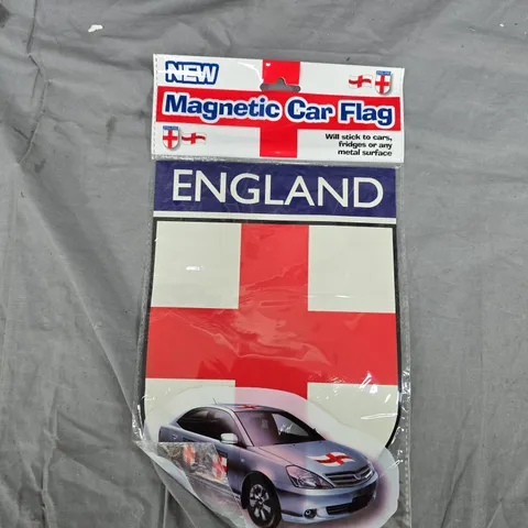 England Magnetic Car Flag with Cross Design