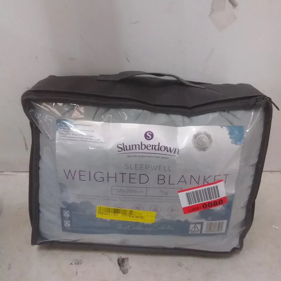 SLUMBERDOWN WEIGHTED BLANKET 150CM X 200CM
