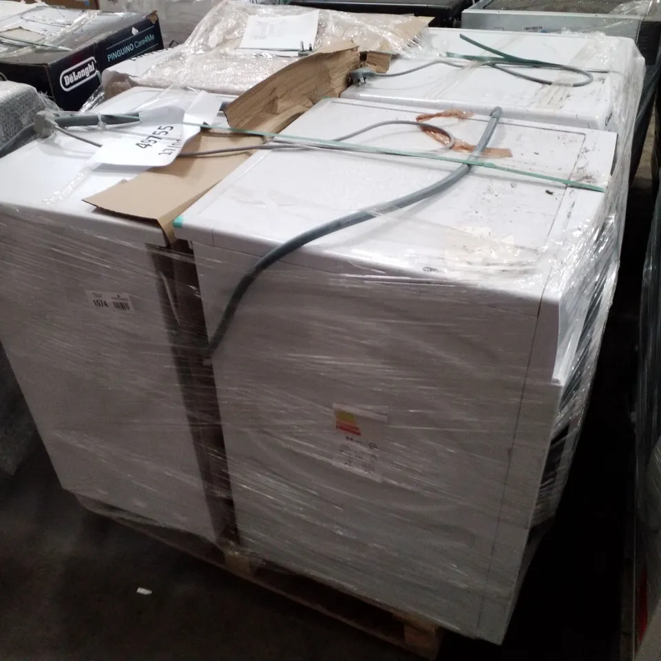 PALLET OF APPROXIMATELY 4 UNPROCESSED RAW RETURN WHITE GOODS TO INCLUDE