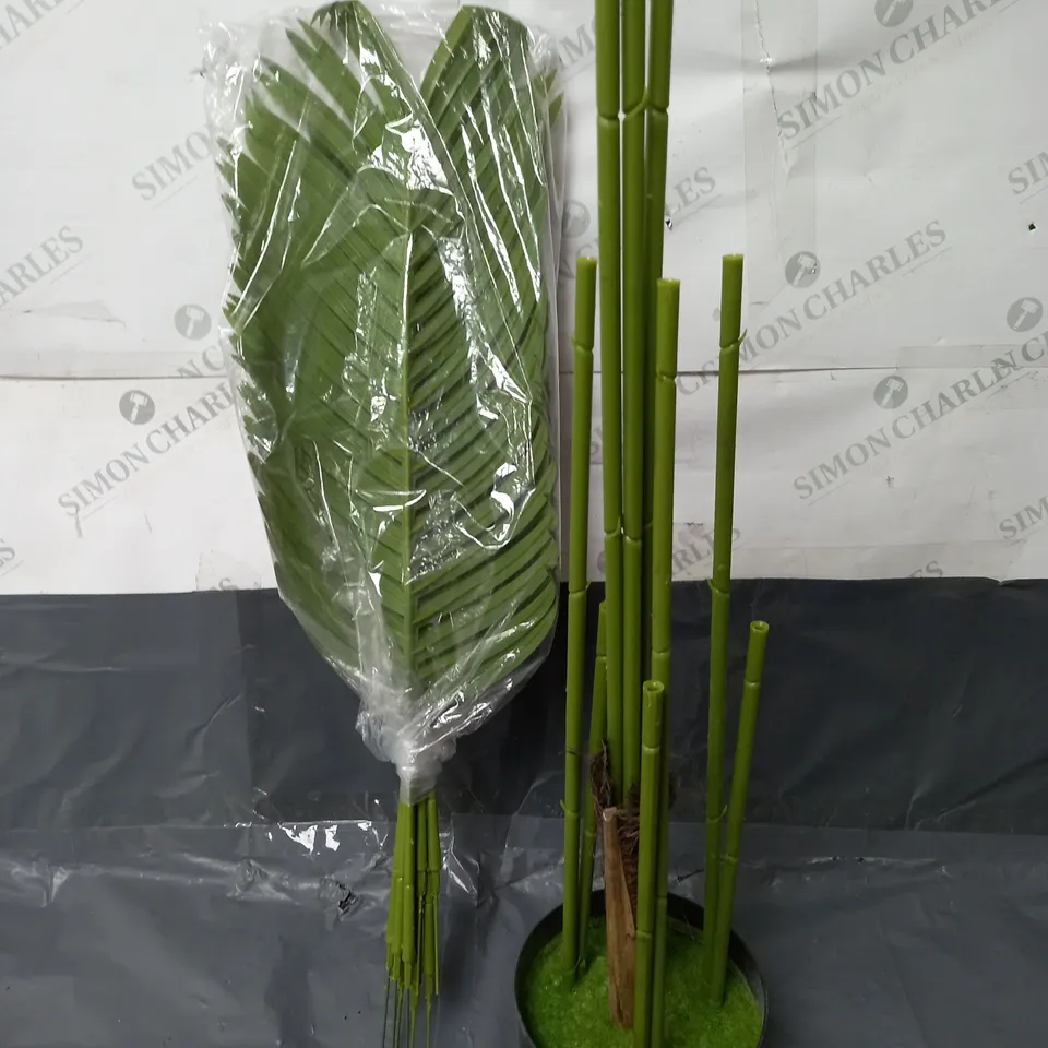 BOXED FAUX PLANT DECORATION