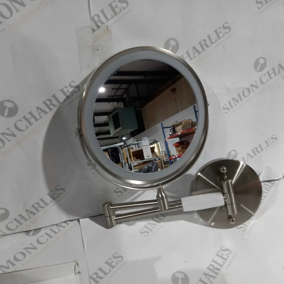 BOXED WALL MOUNTED MAKEUP MIRROR 