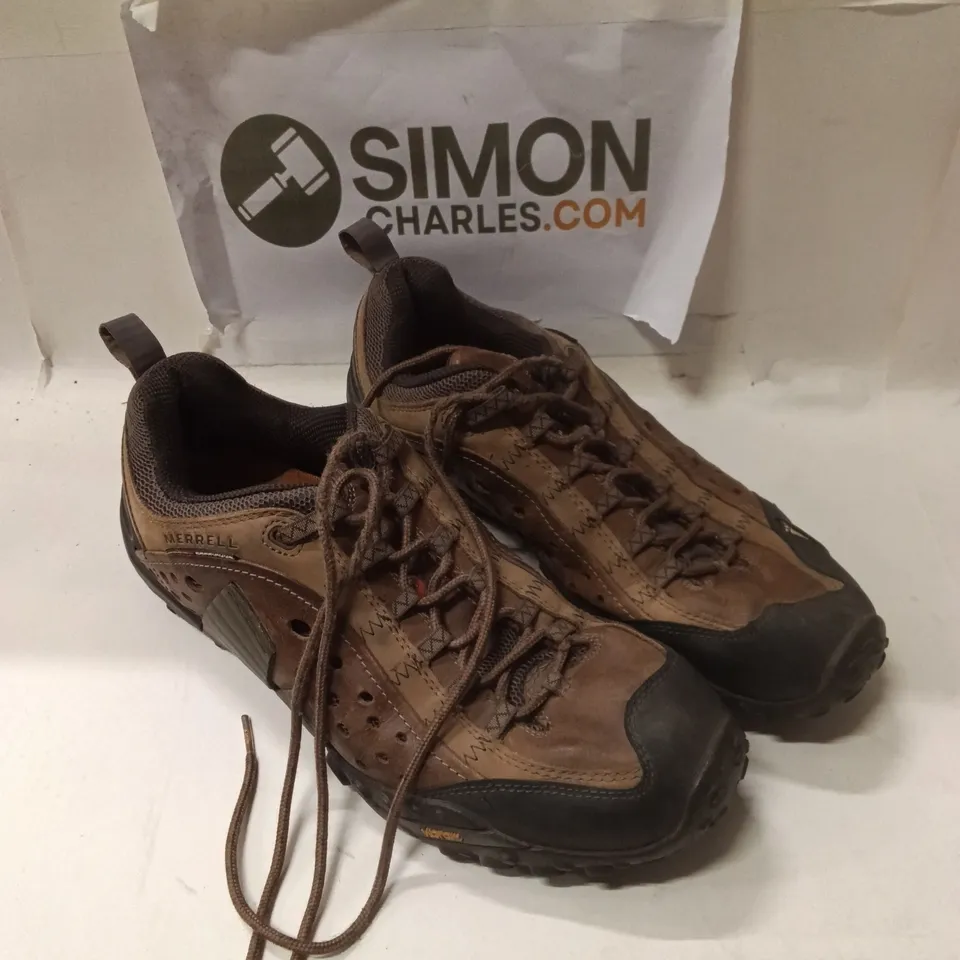 MERRELL MEN'S HIKING SHOES – BROWN UK12