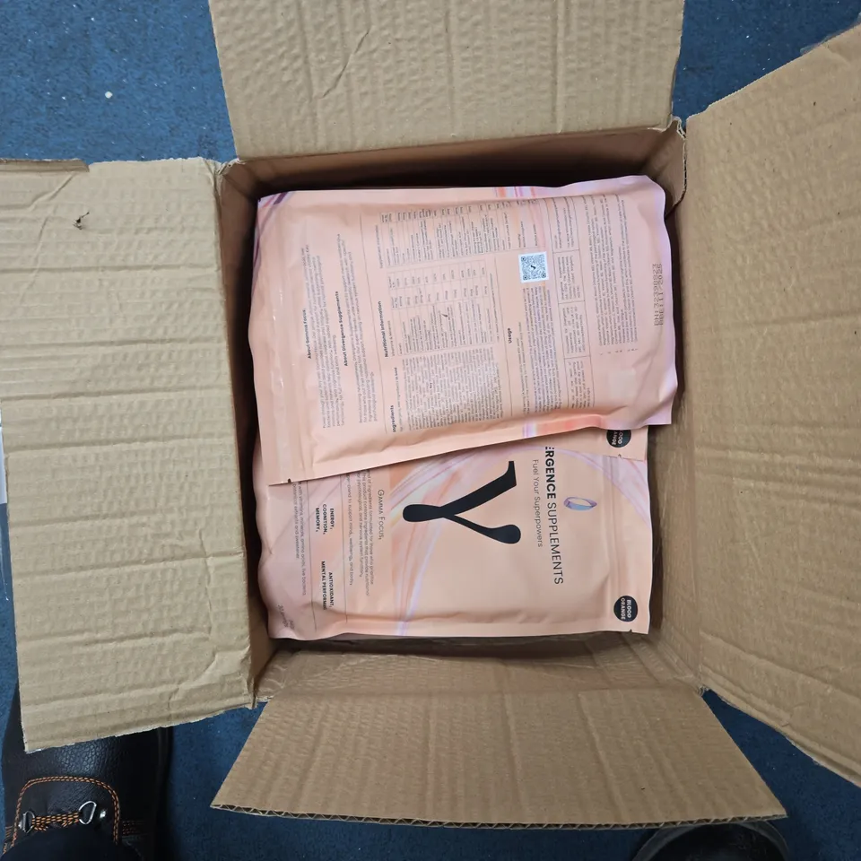 BOX OF 8 X 540G DIVEGENCE SUPPLEMENTS BLOOD ORANGE GAMMA FOCUS