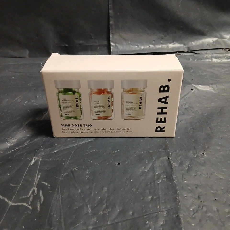 REHAB. MINI DOSE TRIO HAIR OILS – BOXED SET