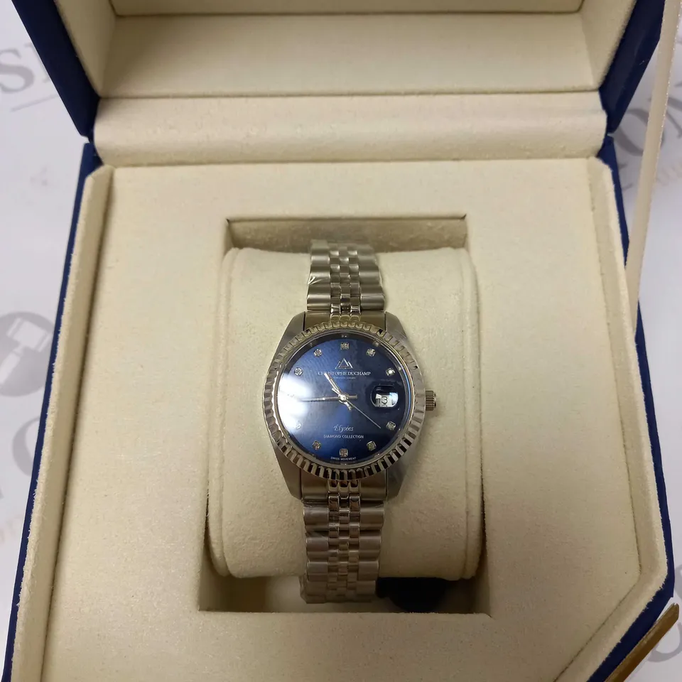 CHRISTOPHE DUCHAMP LADIES SWISS ELYSEES WRISTWATCH 