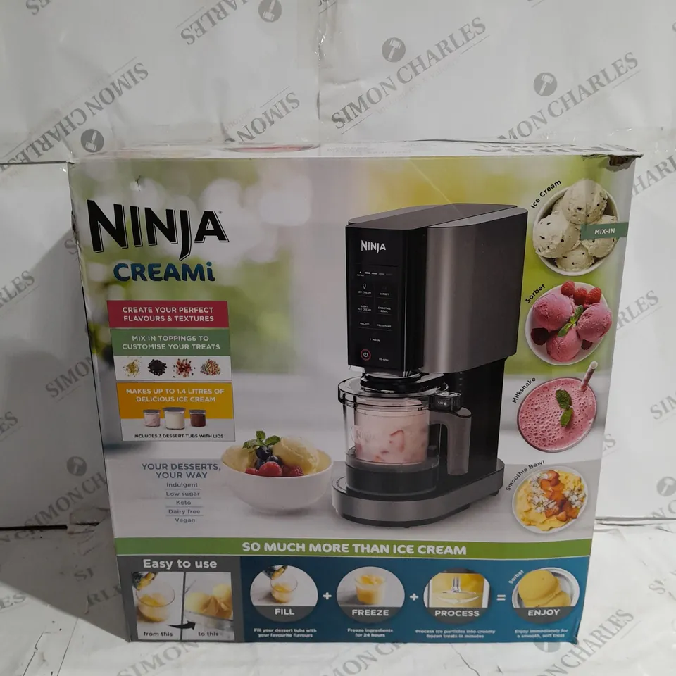 BOXED NINJA CREAMI ICE CREAM & DESSERT MAKER