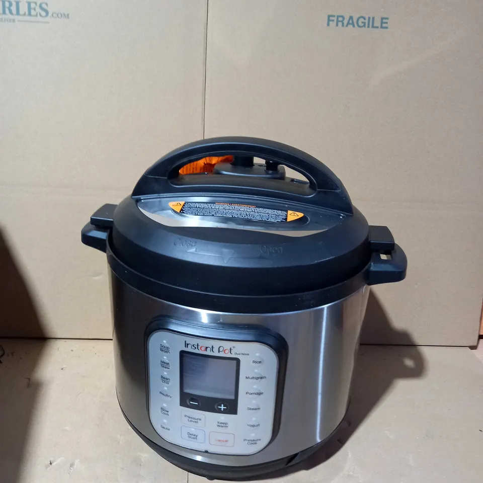 INSTANT POT DUO NOVA MULTI USE PRESSURE COOKER