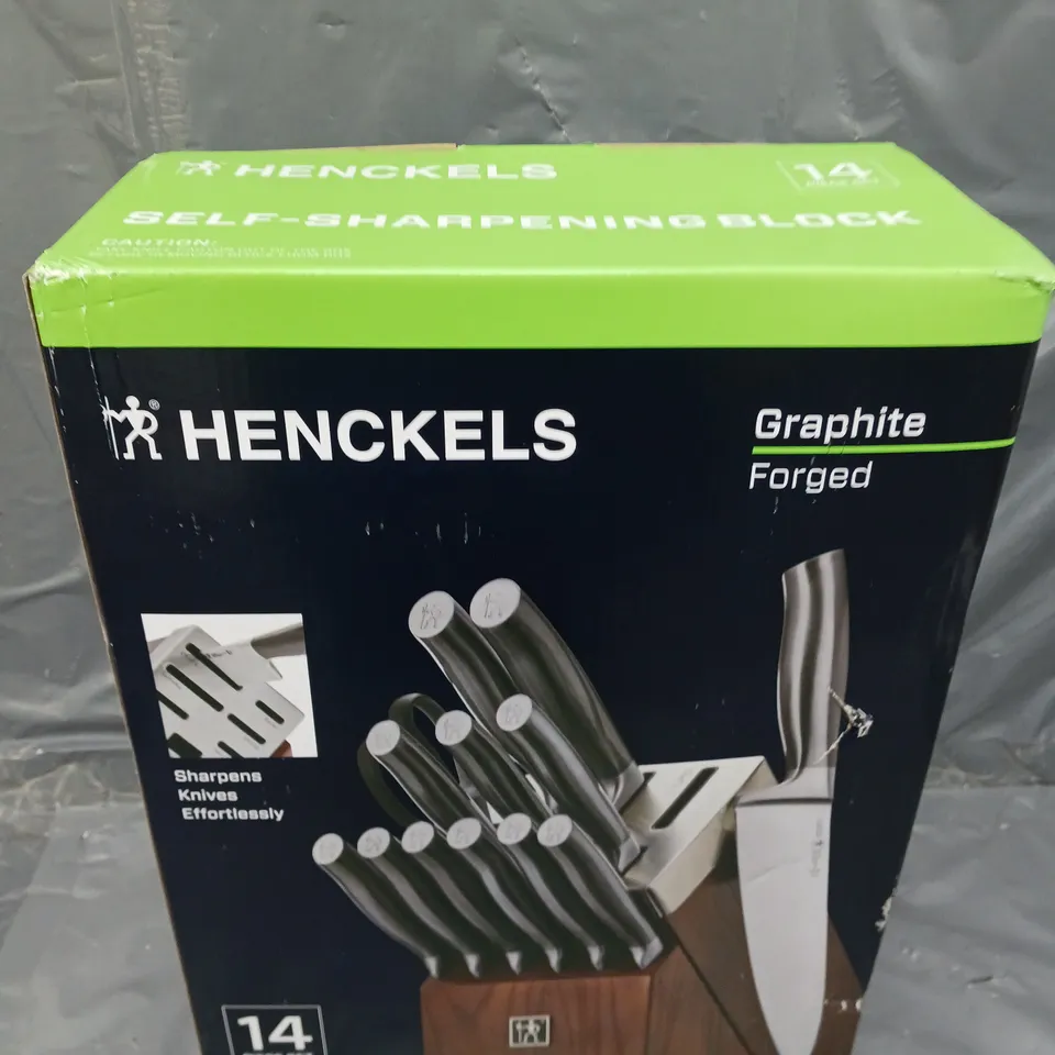 BOXED HENCKELS SELF-SHARPENING BLOCK (14 PIECE SET) - COLLECTION ONLY