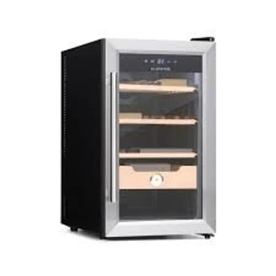 KLARSTEIN EL PRESIDENTE 492 CIGARS HUMIDOR SILVER