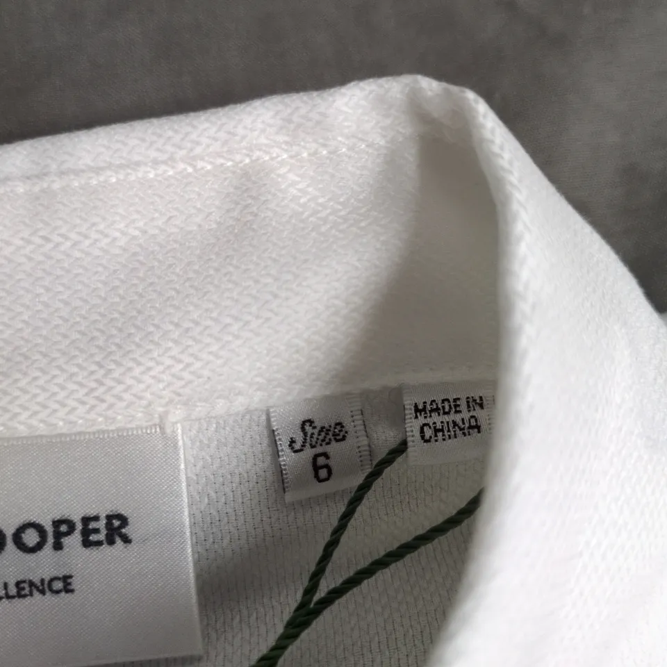HOLLAND COOPER ROSE SHIRT – WHITE, UK 6