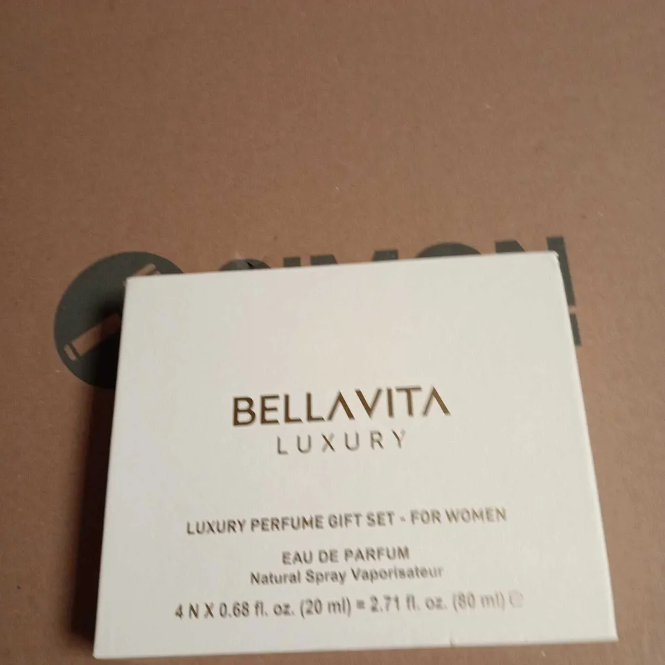 BELLAVITA LUXURY GIFT SET FOR WOMEN – 4 X 20ML EDP (BOXED)