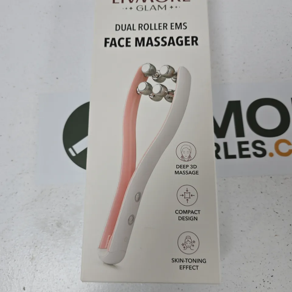 LIVMORE GLAM DUAL ROLLER EMS FACE MASSAGER (MODEL SX-818)