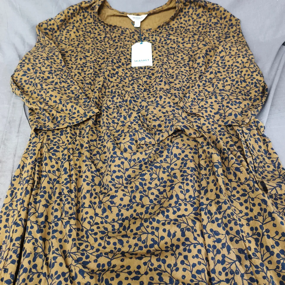 SEASALT CORNWALL 3/4 FETTLING DRESS -SIZE 20