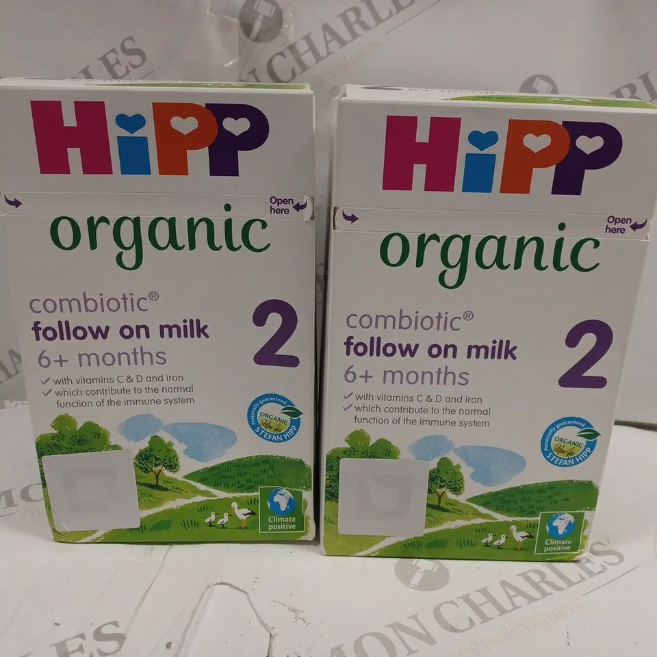 2 BOXED HIPP FOLLOW ON MILK ORGANIC 800g