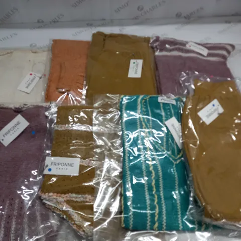 LOT OF 8 ASSORTED BAGGED FRIPONNE CLOTHING ITEMS - VARIOUS SIZES