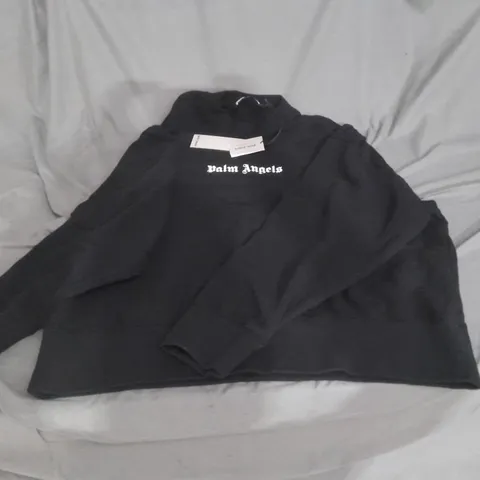 PALM ANGELS BLACK JUMPER SIZE XL