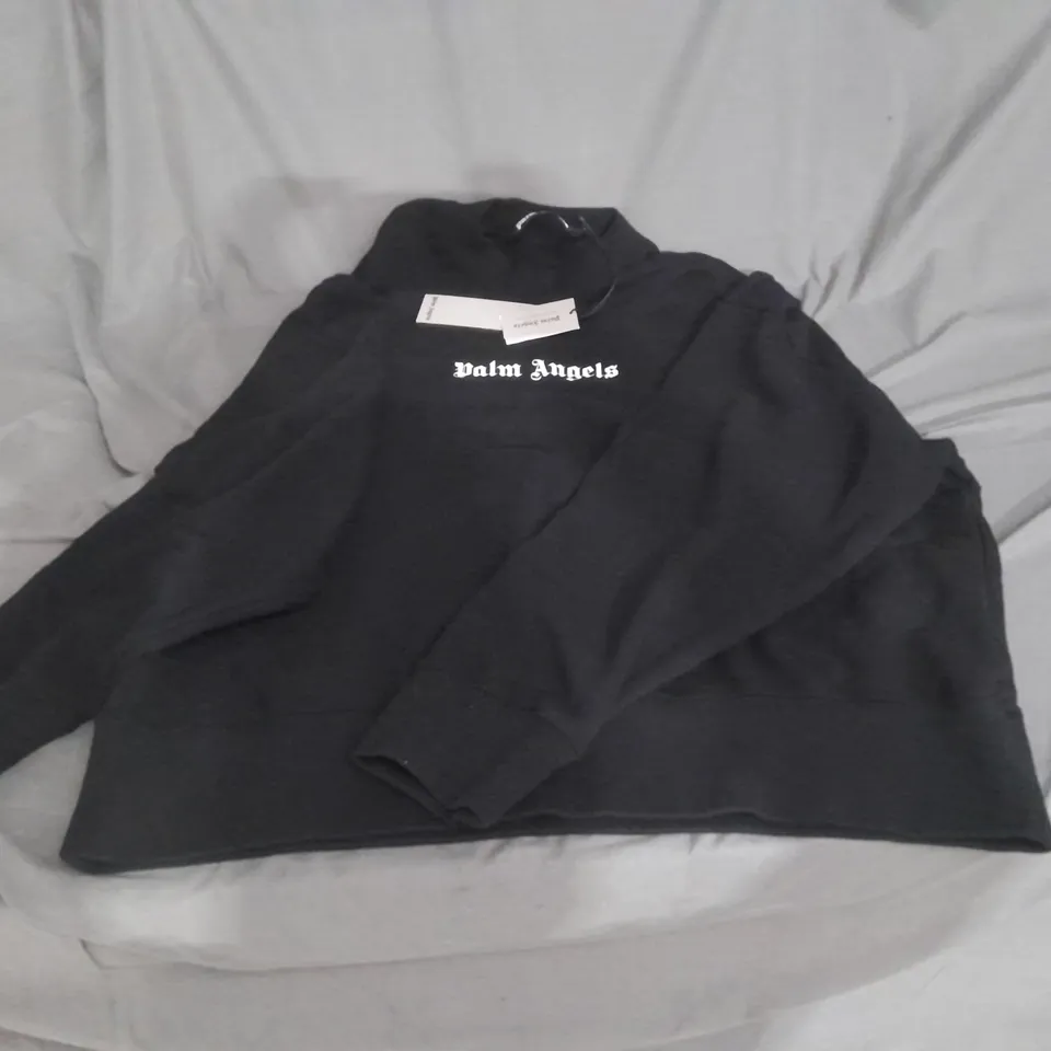 PALM ANGELS BLACK JUMPER SIZE XL