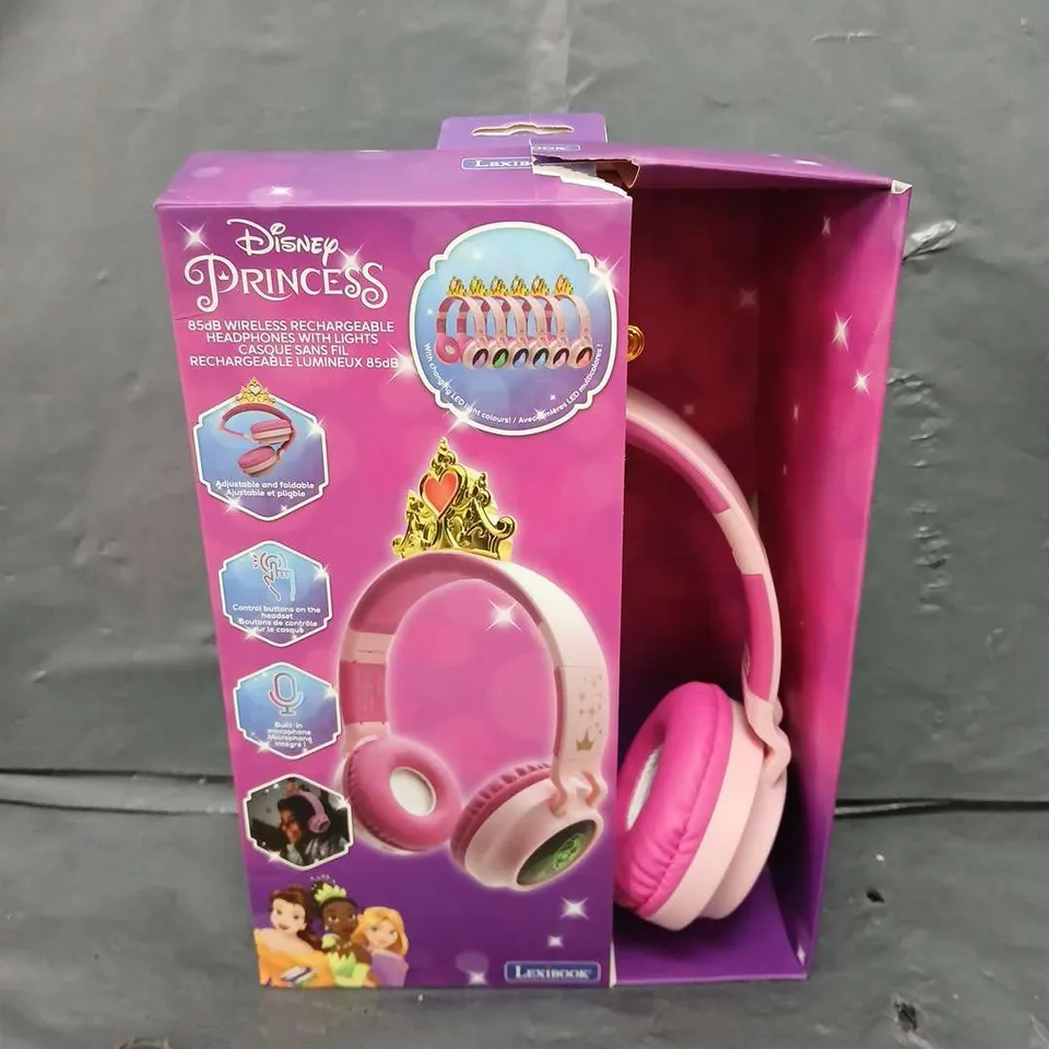 DISNEY PRINCESS LIGHT UP 3D BLUETOOTH HEADPHONES