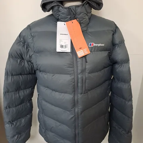 BERGHAUS M CHULU HOODED JACKET IN GREY - UK M