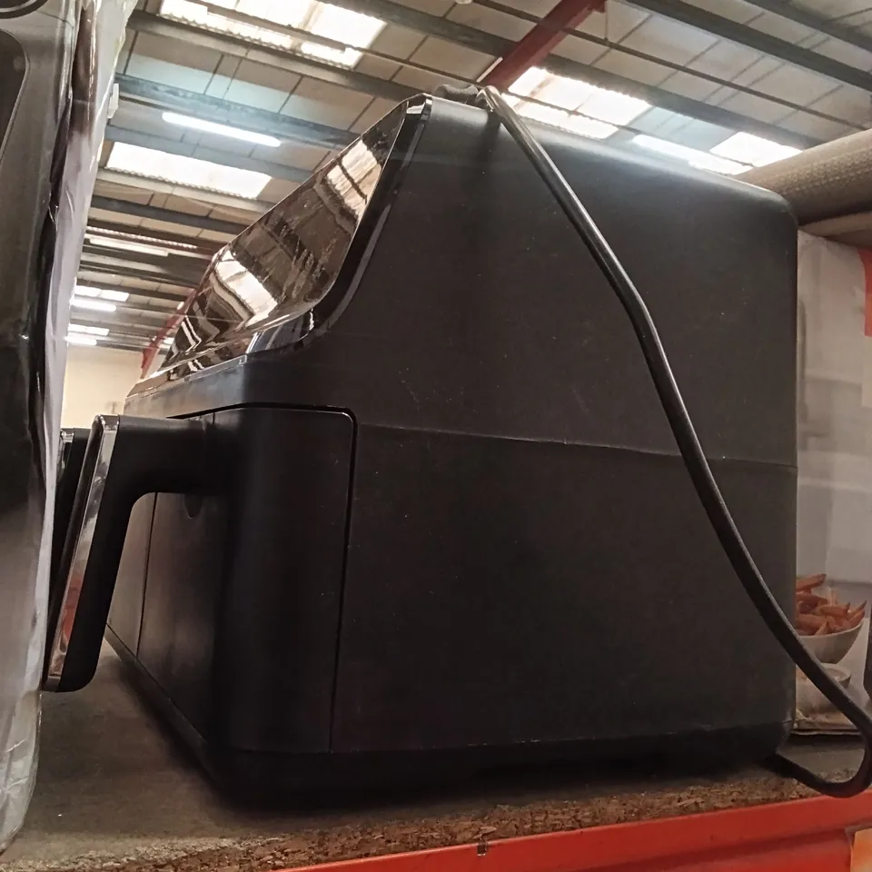 UNBOXED KEPLIN AIR FRYER WITH DUAL COOKING ZONES BLACK COLOUR 9 LITRE 