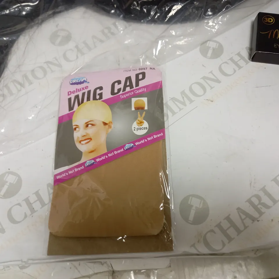 100% HUMAN HAIR WIG WITH LASHES AND WIG CAP
