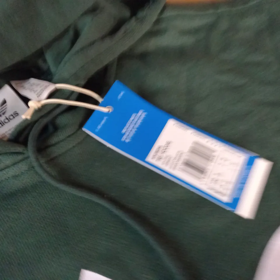 ADIDAS TRF GREEN HOODIE - UK 10