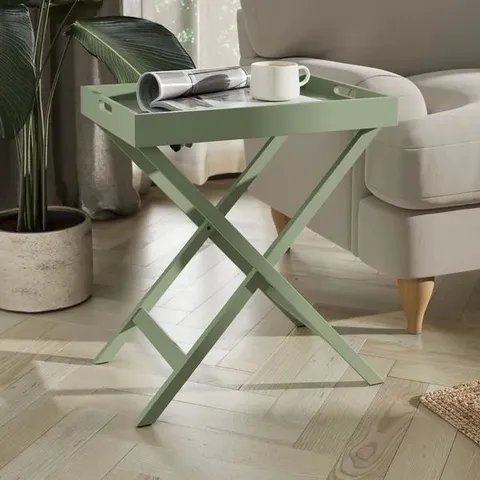 BOXED FLOSSIE TRAY TABLE - LILYPAD (1 BOX)