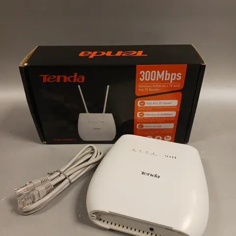 BOXED TENDA 300MBPS N300 WIRELESS 4G ROUTER
