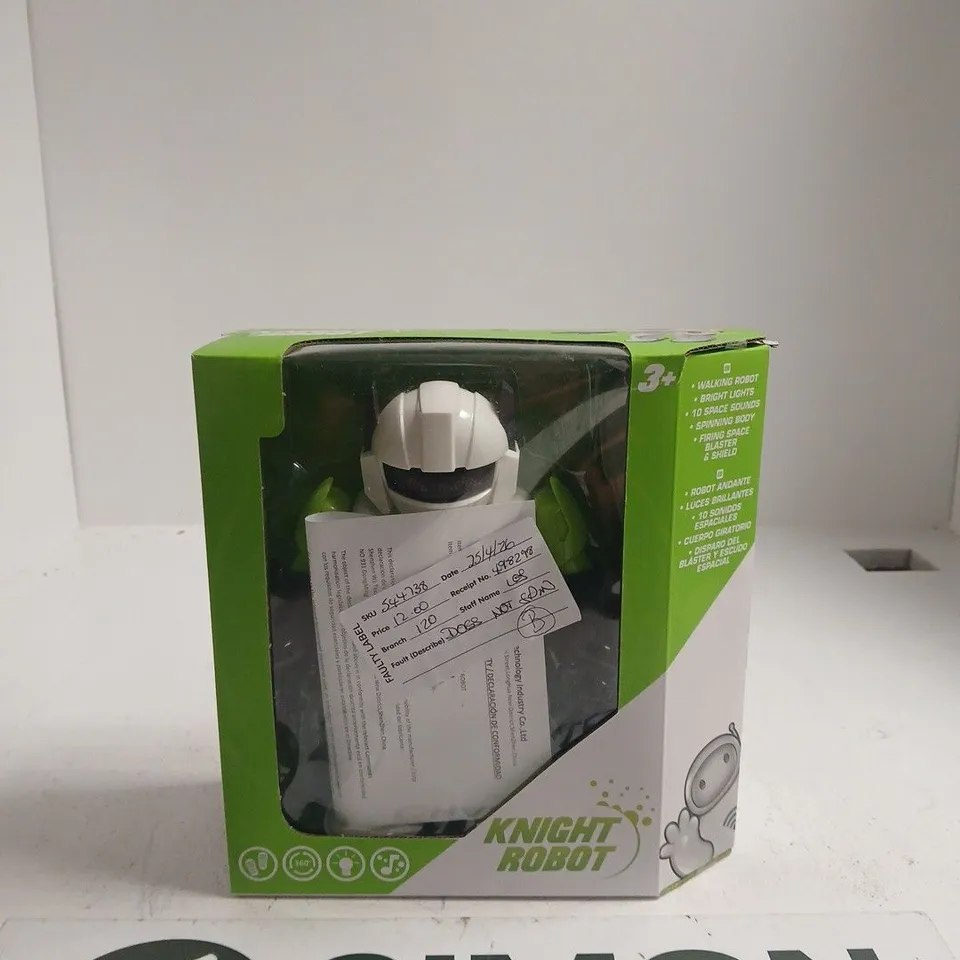 KNIGHT ROBOT TOY FIGURE – BOXED