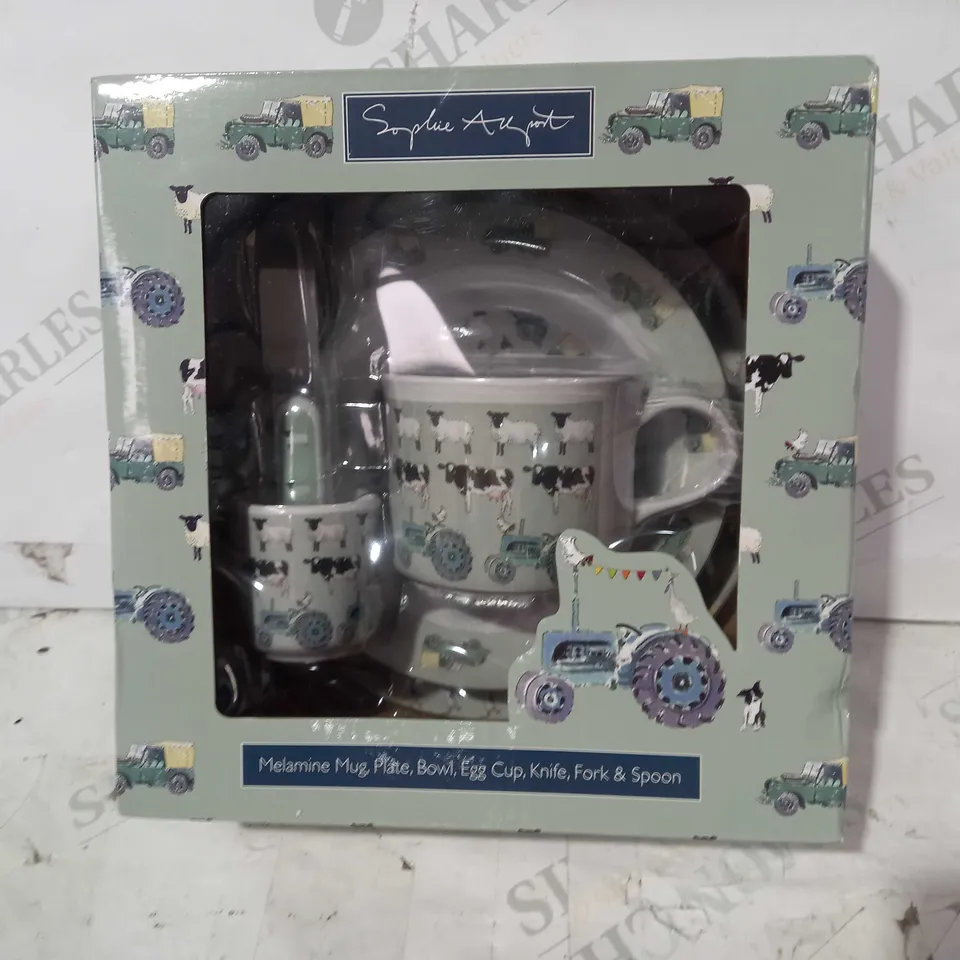 ON THE FARM CHILDRENS MELAMINE SET