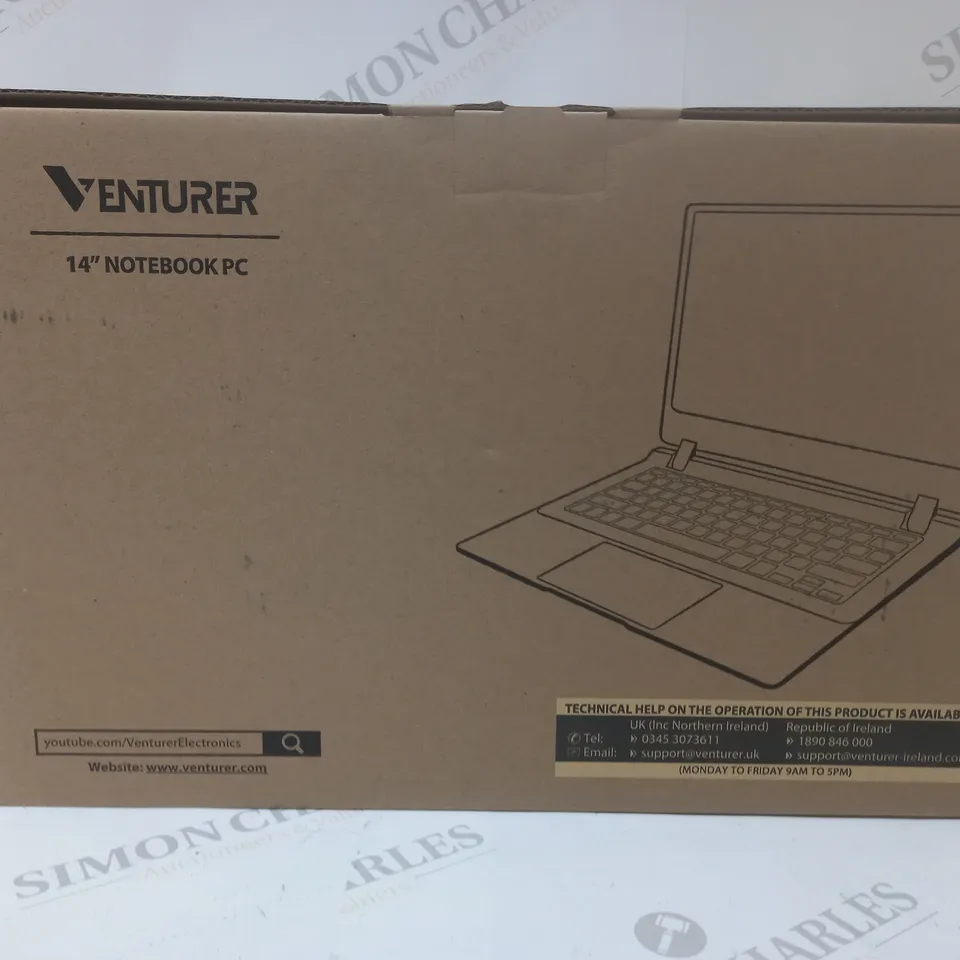 BRAND NEW BOXED VENTURER EUROPA 14 PLUS 14" NOTEBOOK PC