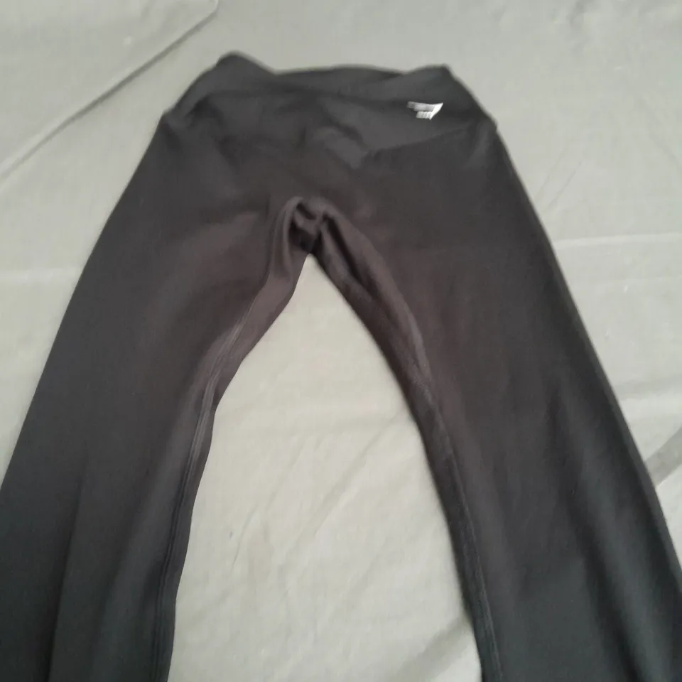 GYMSHARK BLACK LEGGINGS - XS