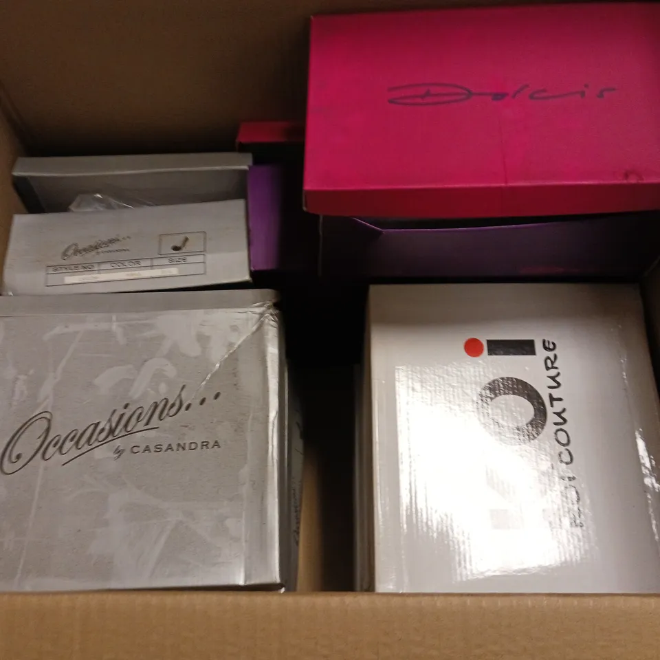LOT OF 12 ASSORTED BOXED PAIRS OF SHOES TO INCLUDE KOI COUTURE AND OCCASIONS - VARIOUS SIZES